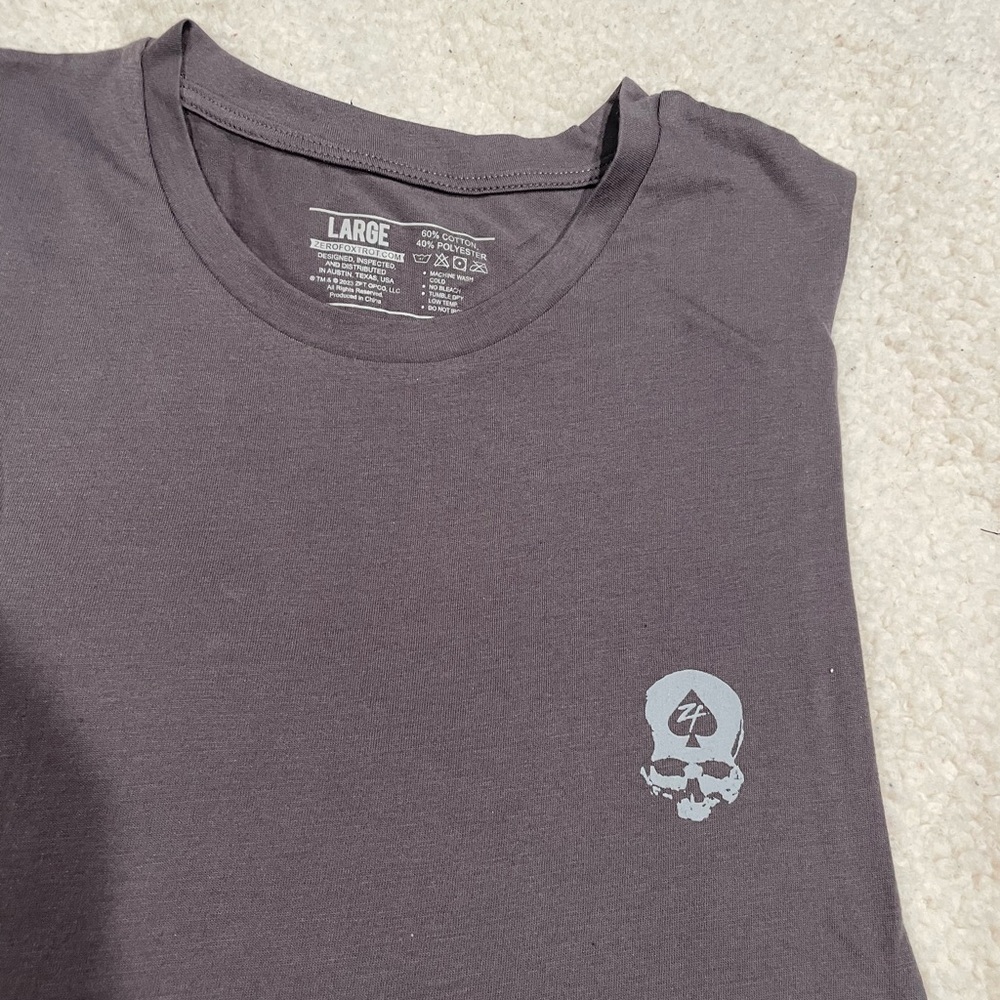 ZERO FOXTROT GYM TANK- charcoal - Picture 5 of 10